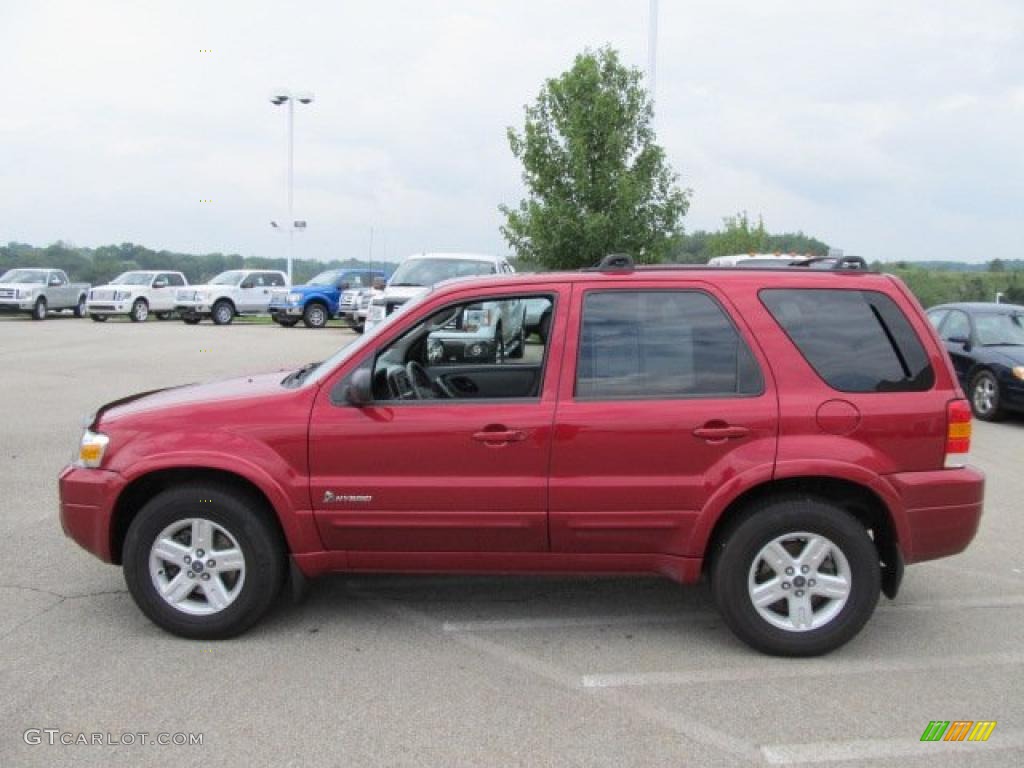 Redfire Metallic 2006 Ford Escape Hybrid 4WD Exterior Photo #52765200