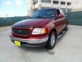 2002 Toreador Red Metallic Ford F150 Lariat SuperCrew  photo #7