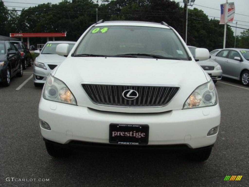 2004 RX 330 AWD - Crystal White Pearl / Ivory photo #2