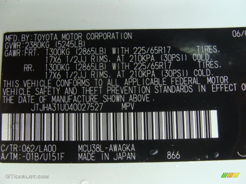 2004 RX 330 AWD - Crystal White Pearl / Ivory photo #15