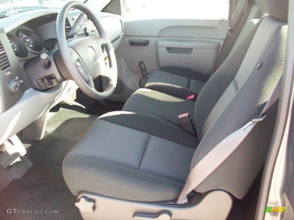 2011 Silverado 1500 LS Regular Cab - Steel Green Metallic / Dark Titanium photo #17