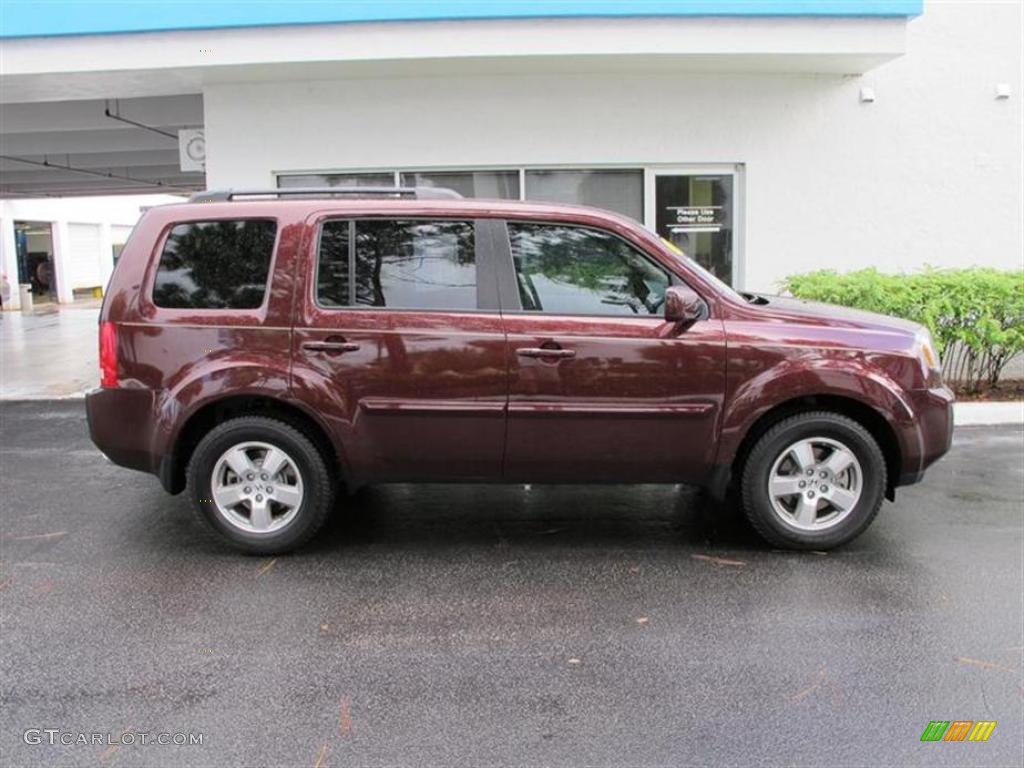 Dark Cherry Pearl 2011 Honda Pilot EX Exterior Photo #52772960