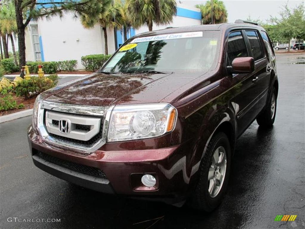 Dark Cherry Pearl 2011 Honda Pilot EX Exterior Photo #52773044