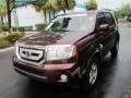Dark Cherry Pearl 2011 Honda Pilot EX Exterior