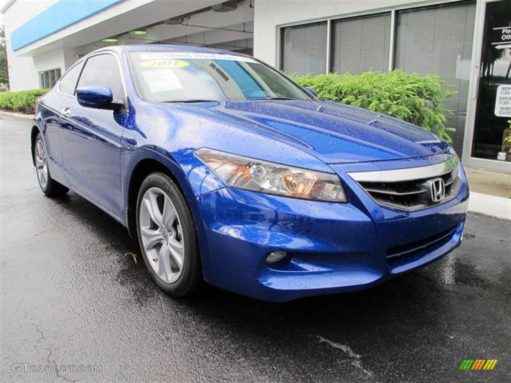 Belize Blue Pearl 2011 Honda Accord EX-L V6 Coupe Exterior Photo #52773264