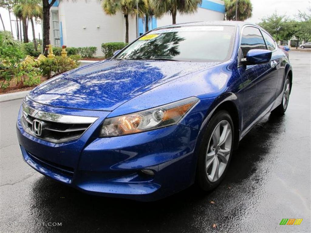 Belize Blue Pearl 2011 Honda Accord EX-L V6 Coupe Exterior Photo #52773368