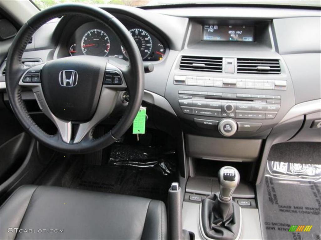 2011 Honda Accord EX-L V6 Coupe Black Dashboard Photo #52773416