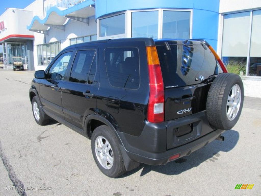 2002 CR-V EX 4WD - Nighthawk Black Pearl / Black photo #5