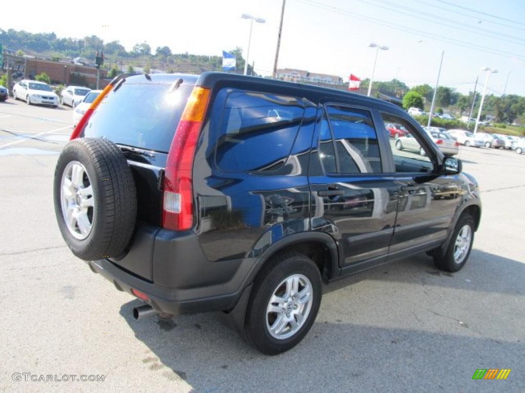 2002 CR-V EX 4WD - Nighthawk Black Pearl / Black photo #7