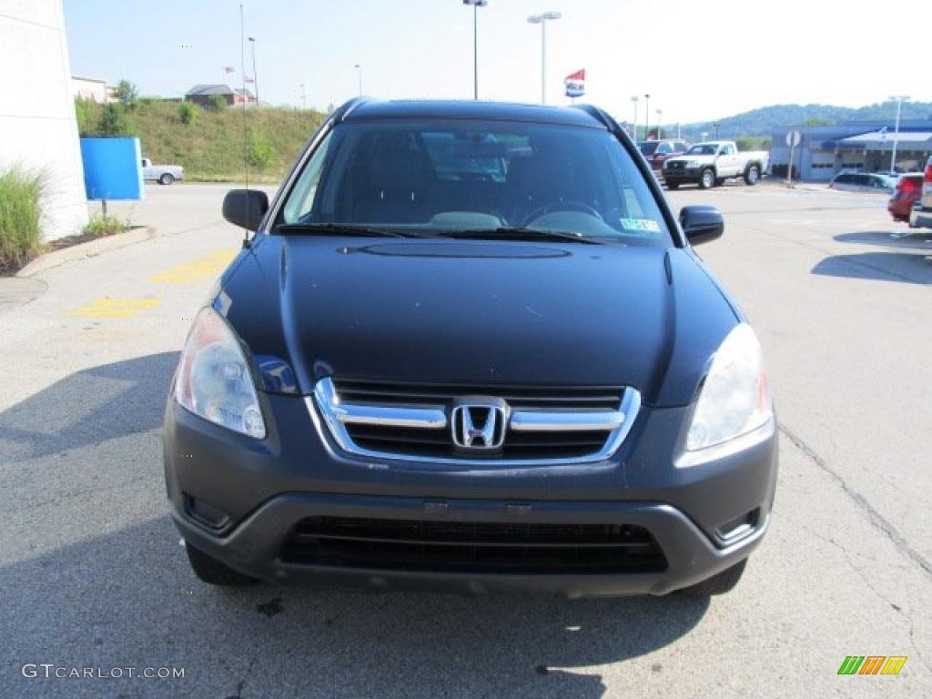 2002 CR-V EX 4WD - Nighthawk Black Pearl / Black photo #10