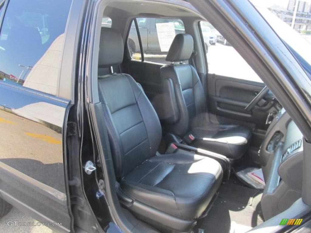 2002 CR-V EX 4WD - Nighthawk Black Pearl / Black photo #12