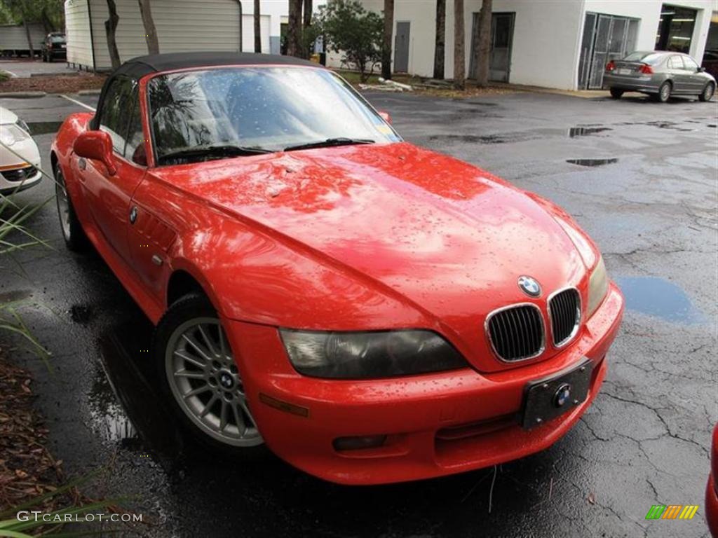 2001 Z3 3.0i Roadster - Bright Red / Beige photo #1