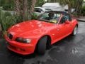 2001 Bright Red BMW Z3 3.0i Roadster  photo #4