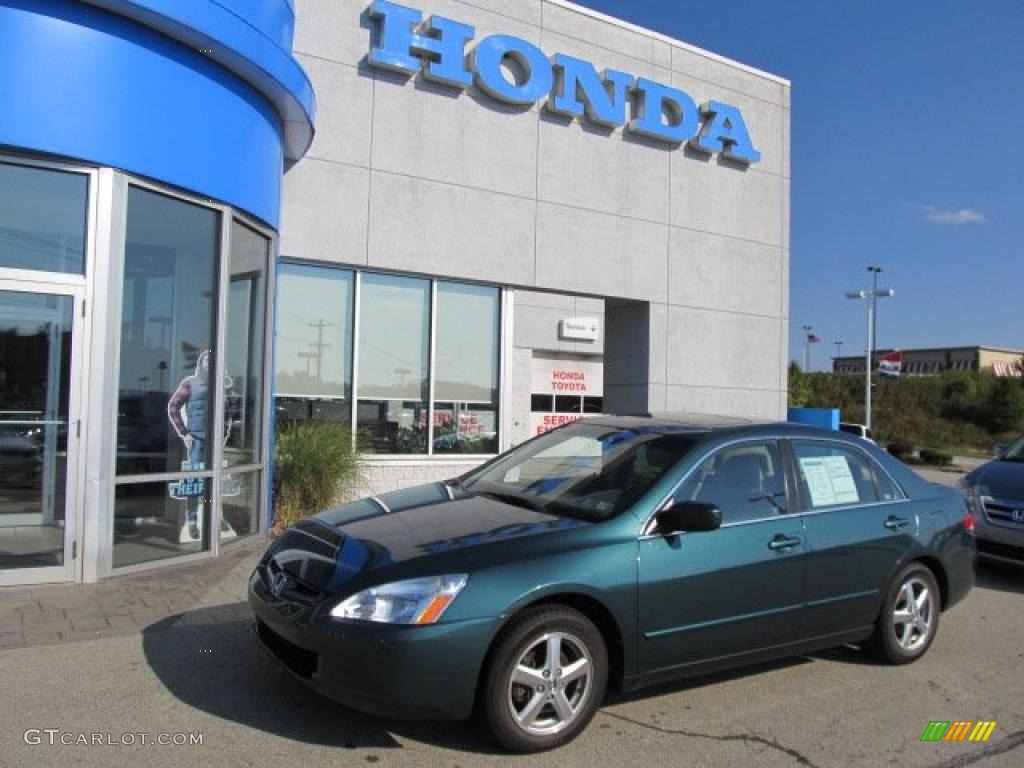 2003 Accord EX Sedan - Noble Green Pearl / Ivory photo #1