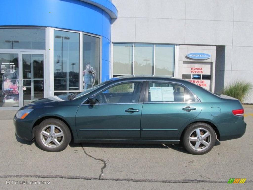 2003 Accord EX Sedan - Noble Green Pearl / Ivory photo #3
