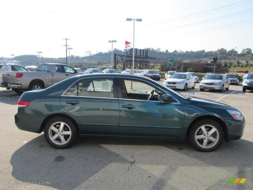 2003 Accord EX Sedan - Noble Green Pearl / Ivory photo #8