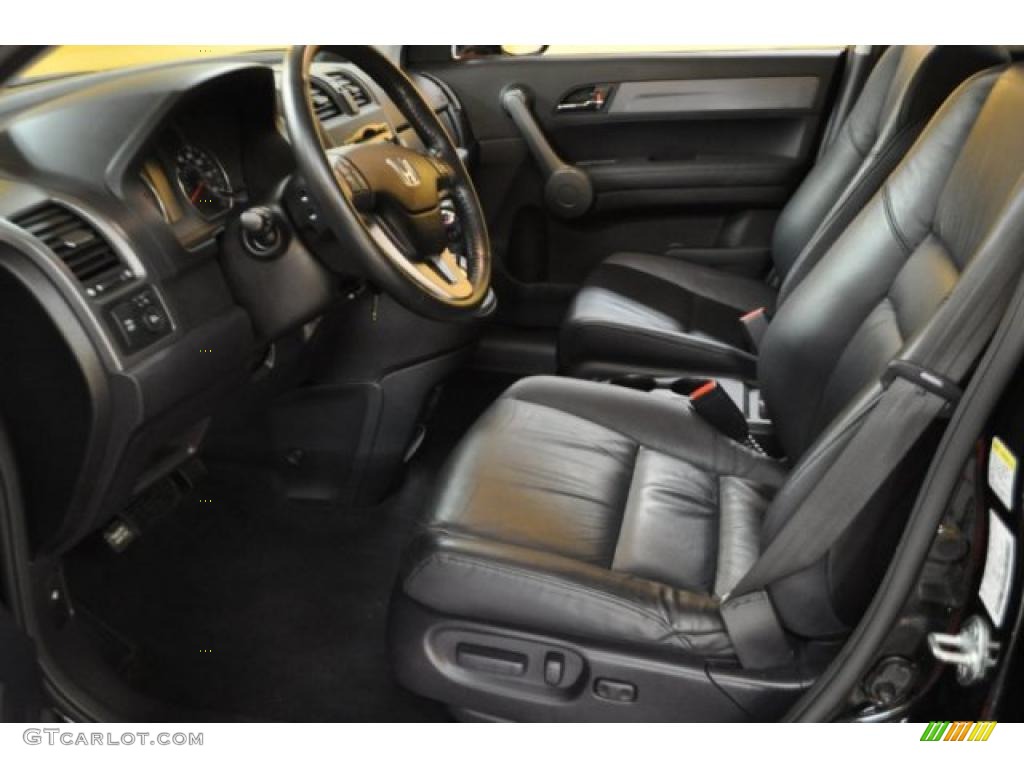 Black Interior 2009 Honda CR-V EX-L 4WD Photo #52774812