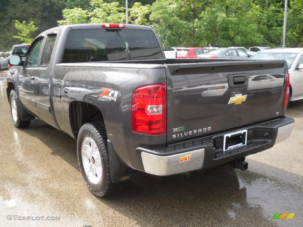 2010 Silverado 1500 LT Extended Cab 4x4 - Taupe Gray Metallic / Ebony photo #3