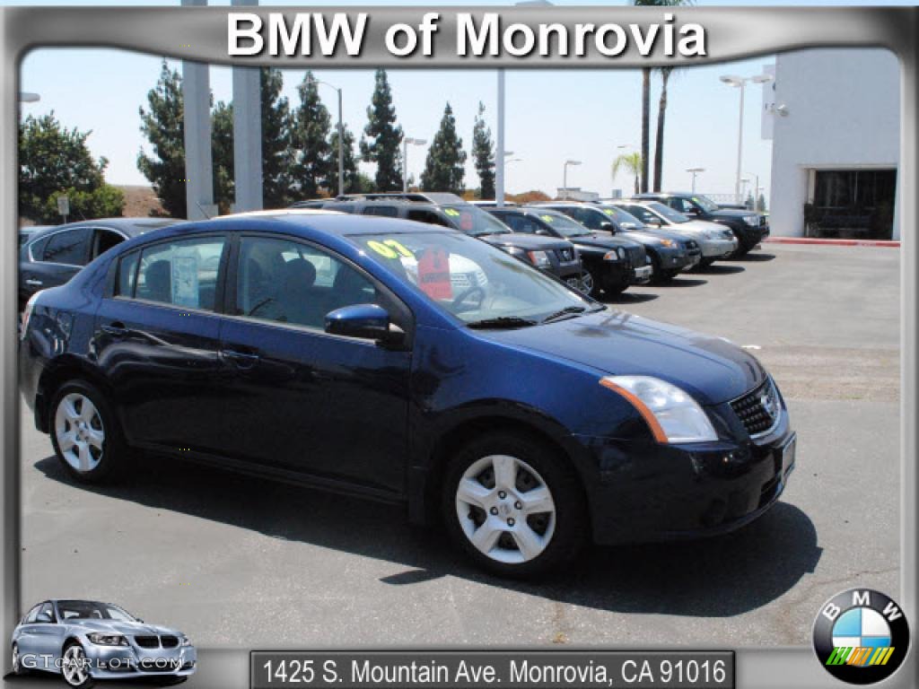 2007 Sentra 2.0 S - Blue Onyx Metallic / Charcoal/Steel photo #1