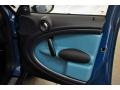 Gravity Carbon Black Leather 2011 Mini Cooper S Countryman All4 AWD Door Panel