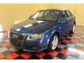 2008 Ocean Blue Pearl Effect Audi A4 2.0T quattro S-Line Sedan  photo #2