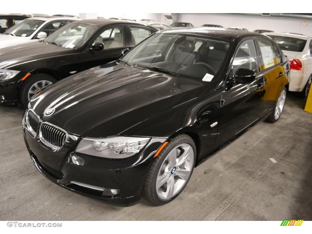 2011 3 Series 335i Sedan - Jet Black / Black Dakota Leather photo #6