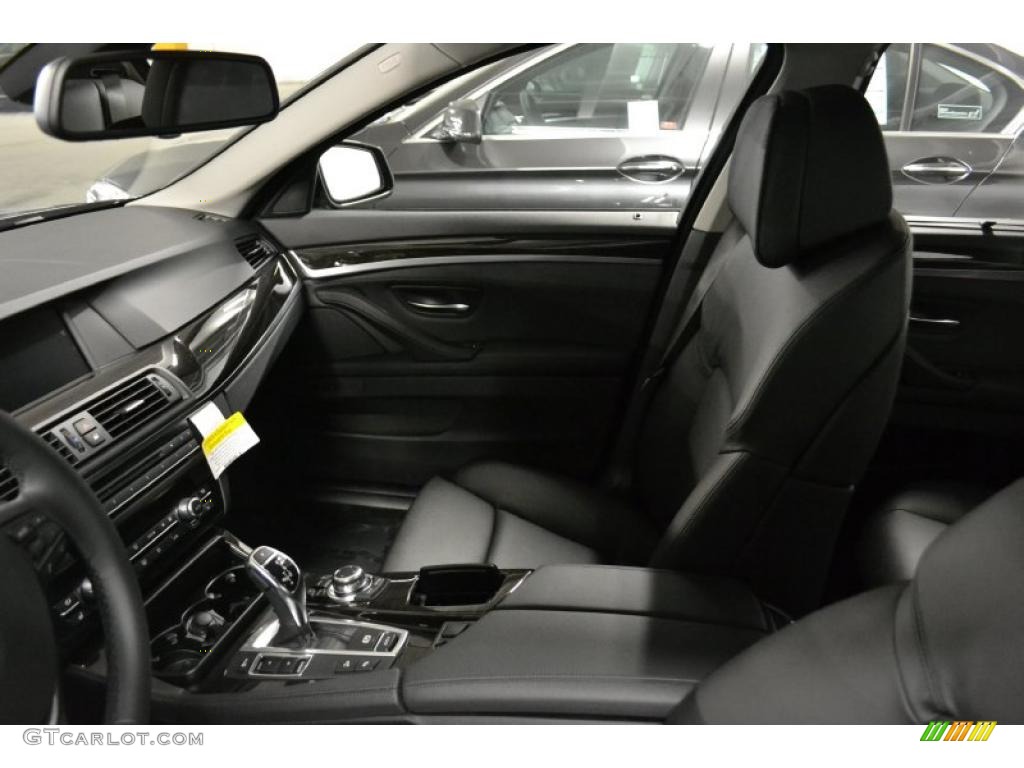2011 5 Series 535i xDrive Sedan - Dark Graphite Metallic / Black photo #5