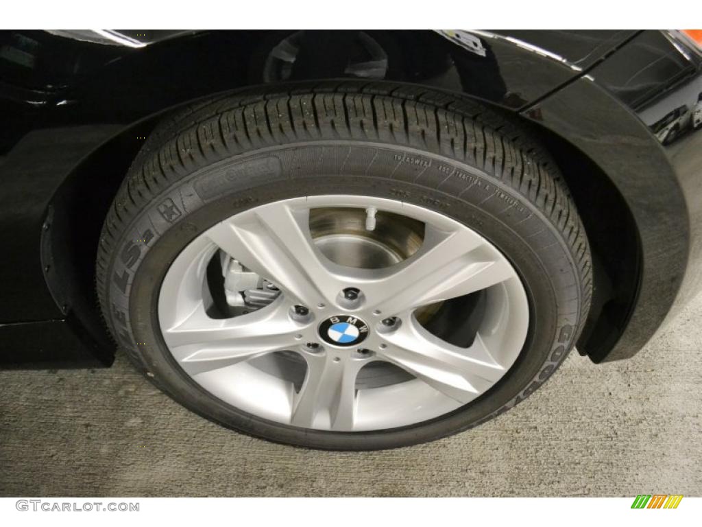 2012 1 Series 128i Coupe - Jet Black / Black photo #2