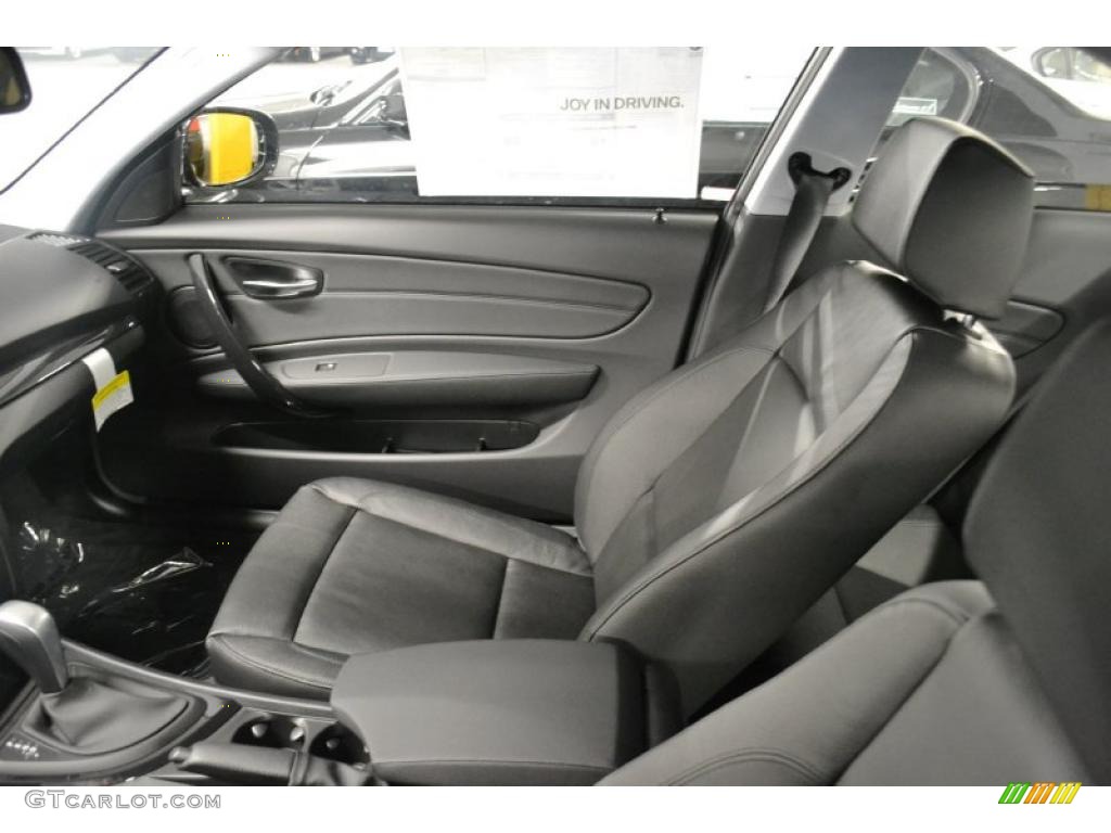 2012 1 Series 128i Coupe - Jet Black / Black photo #4