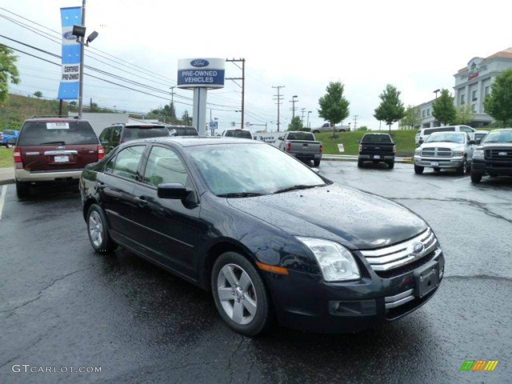 2008 Fusion SE - Dark Blue Ink Metallic / Medium Light Stone photo #1
