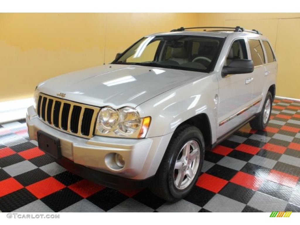 2006 Grand Cherokee Limited 4x4 - Bright Silver Metallic / Medium Slate Gray photo #2