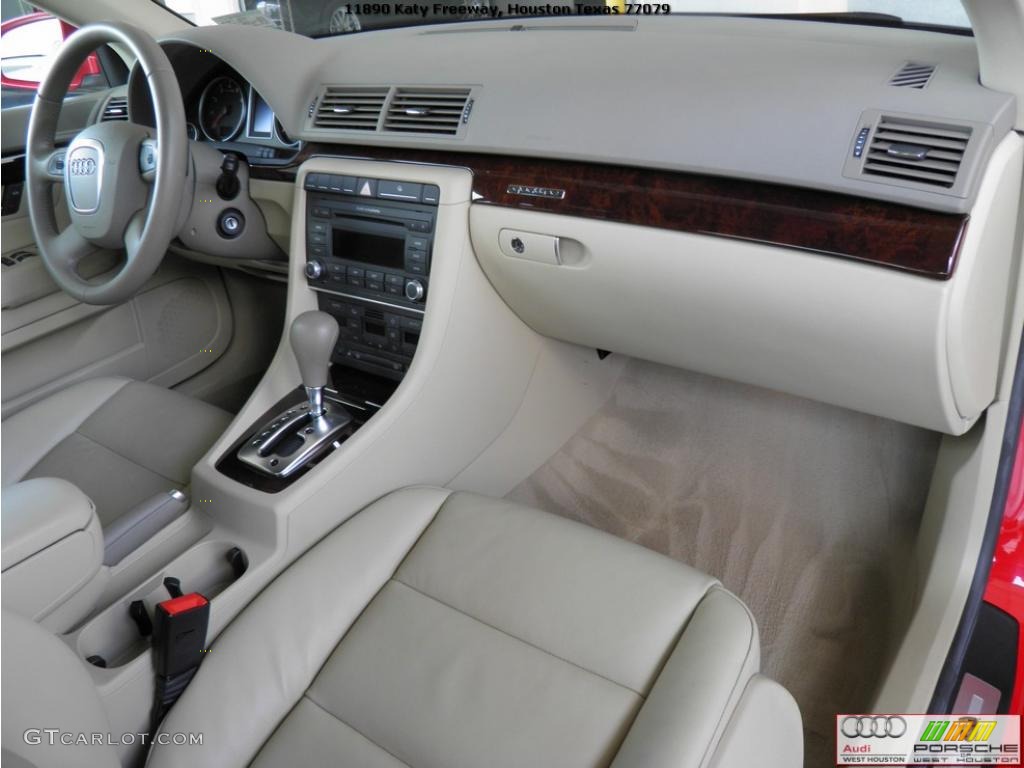 2008 A4 2.0T Special Edition quattro Sedan - Brilliant Red / Beige photo #24