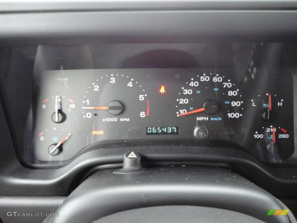2005 Jeep Wrangler X 4x4 Gauges Photo #52783288