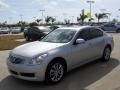 2008 Liquid Platinum Silver Infiniti G 35 x Sedan  photo #7