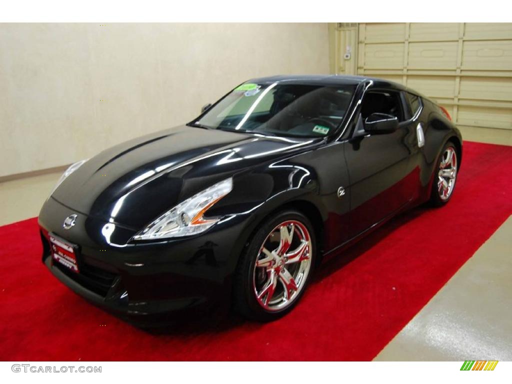 Magnetic Black 2009 Nissan 370Z Sport Touring Coupe Exterior Photo #52786416