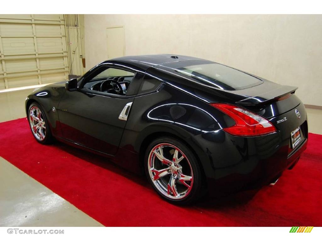 Magnetic Black 2009 Nissan 370Z Sport Touring Coupe Exterior Photo #52786424