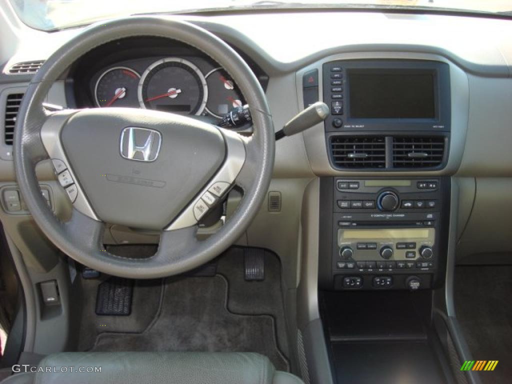 2008 Pilot EX-L - Aberdeen Green Metallic / Olive photo #13