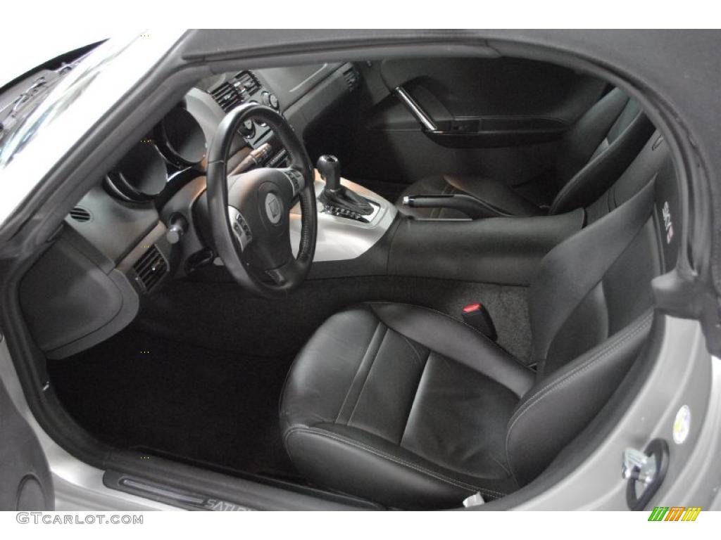 Black Interior 2008 Saturn Sky Red Line Roadster Photo #52788404