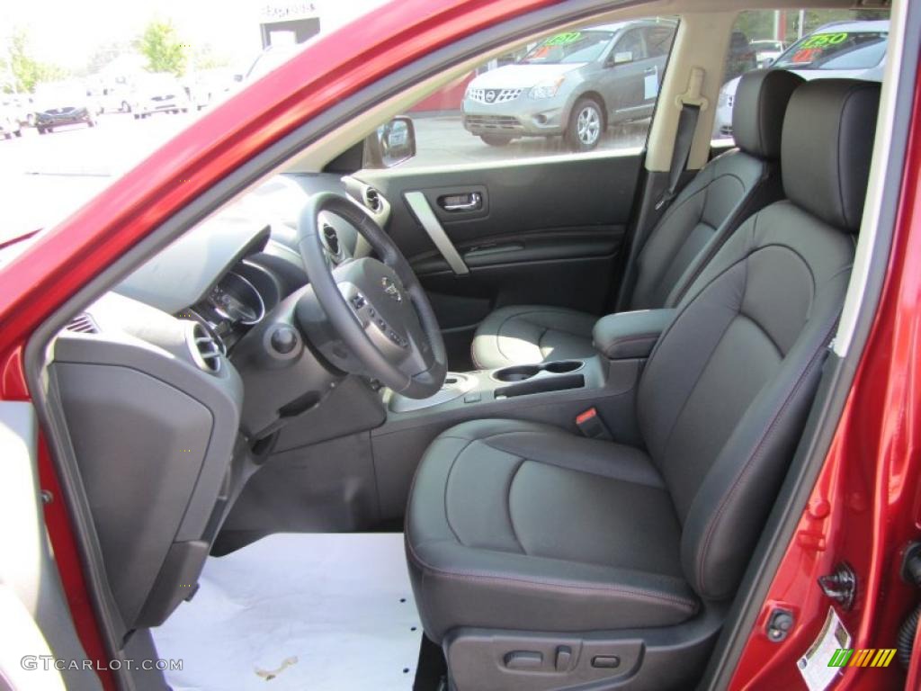 2011 Rogue SL - Cayenne Red / Black photo #10