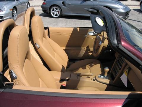 2007 Boxster  - Carmona Red Metallic / Sand Beige photo #8