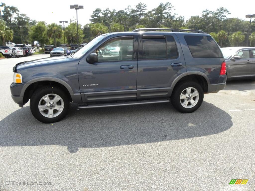 Medium Wedgewood Blue Metallic 2002 Ford Explorer XLT Exterior Photo #52790084