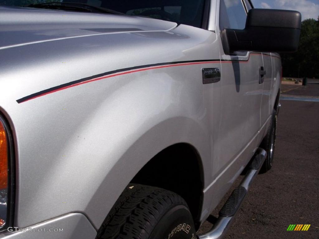 2005 F150 XLT SuperCab 4x4 - Silver Metallic / Medium Flint Grey photo #11