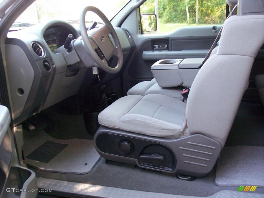 2005 F150 XLT SuperCab 4x4 - Silver Metallic / Medium Flint Grey photo #25