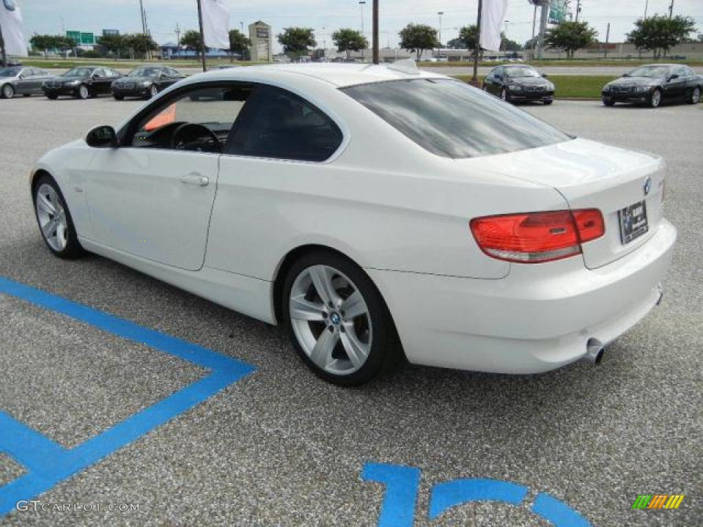 2008 3 Series 335i Coupe - Alpine White / Saddle Brown/Black photo #5