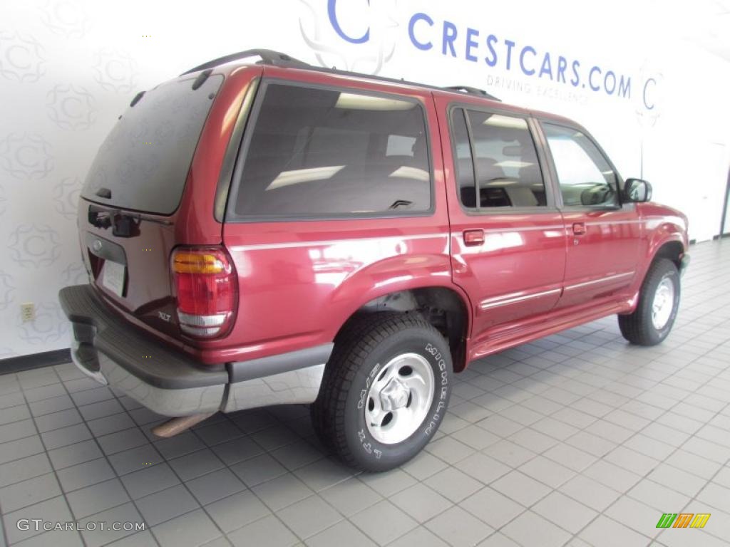 1998 Explorer XLT - Toreador Red Metallic / Medium Graphite photo #3