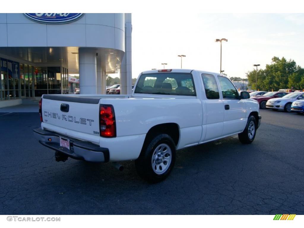 2006 Silverado 1500 Extended Cab - Summit White / Medium Gray photo #3