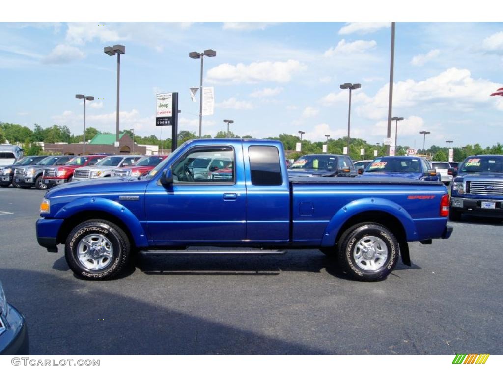Vista Blue Metallic 2009 Ford Ranger Sport SuperCab Exterior Photo #52796064
