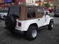 2000 Stone White Jeep Wrangler Sahara 4x4  photo #2