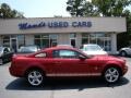 2008 Dark Candy Apple Red Ford Mustang V6 Premium Coupe  photo #1