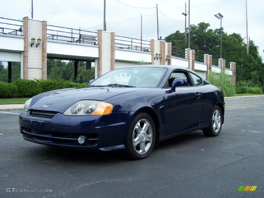 Carbon Blue Hyundai Tiburon